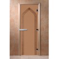 Двери в баню «бронза»