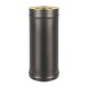 Сэндвич-труба BLACK (AISI 430/0,5мм + Оц.) д.115х200, L-0,5м