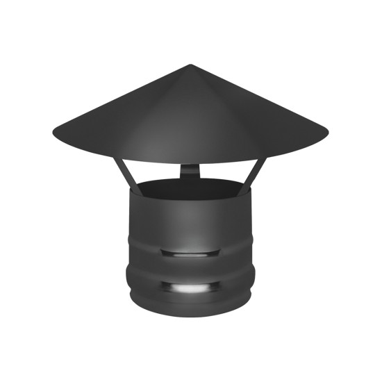 Зонт BLACK (AISI 430/0,5мм) д.115