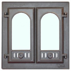 Дверца каминная LK 301 2-х створчатая (410х410)
