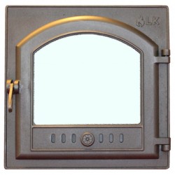 Дверца топочная LK 305 со стеклом (410х410)