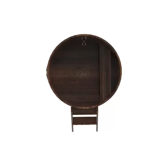 Купель круглая из лиственницы d=1,17х1,0 морёный Премиум