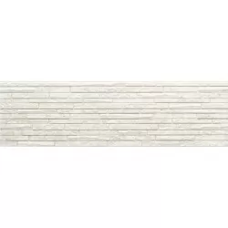 Фиброцементная панель Nichiha Камень (Белый) EFX3351 (455х1010х16 мм)