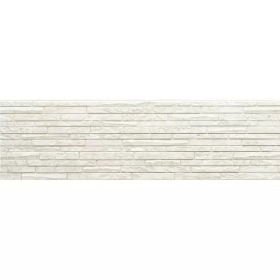 Фиброцементная панель Nichiha Камень (Белый) EFX3351 (455х1010х16 мм)